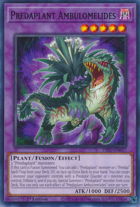 Predaplant Ambulomelides DIFO-EN037 card from Dimension Force