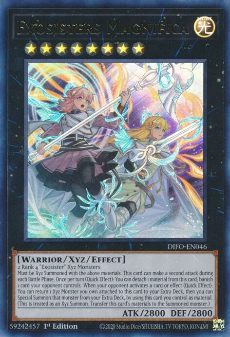 Exosisters Magnifica DIFO-EN046 card from Dimension Force