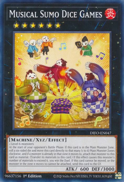 Musical Sumo Dice Games DIFO-EN047 card from Dimension Force