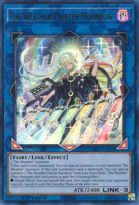 The Weather Painter Moonbow DIFO-EN050 card from Dimension Force