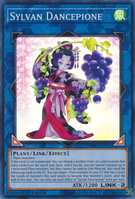 Sylvan Dancepione DIFO-EN051 card from Dimension Force