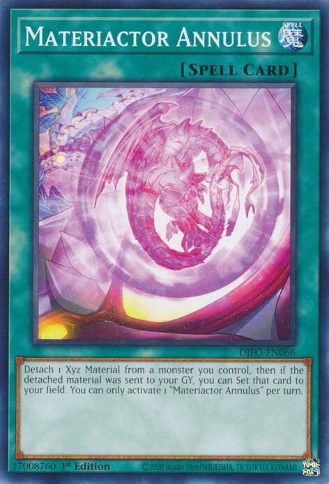 Materiactor Annulus DIFO-EN066 card from Dimension Force