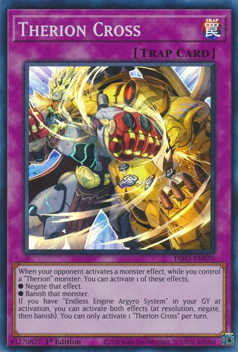 Therion Cross DIFO-EN070 card from Dimension Force