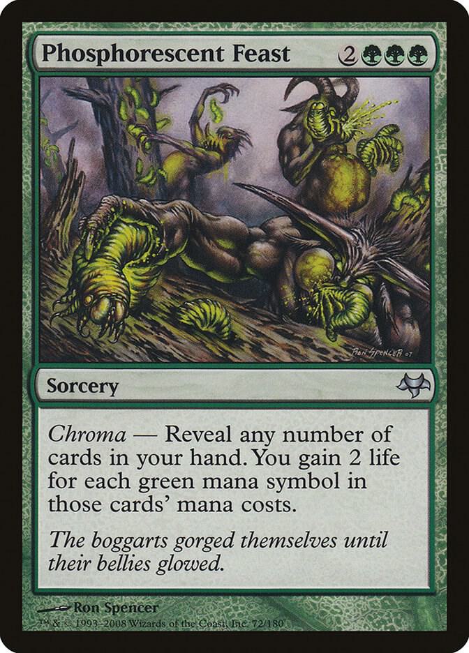 Phosphorescent Feast 72 card from Eventide