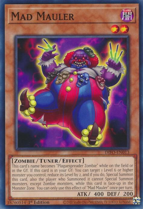 Mad Mauler DIFO-EN013 card from Dimension Force