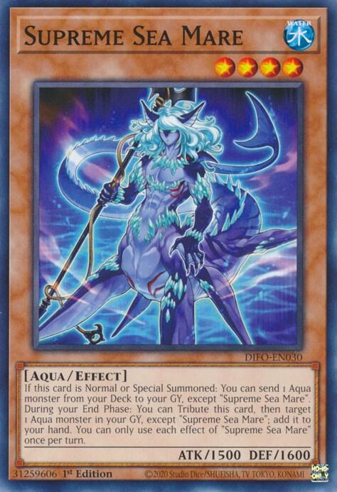 Supreme Sea Mare DIFO-EN030 card from Dimension Force