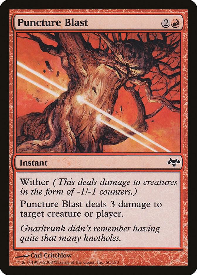 Puncture Blast 60 card from Eventide