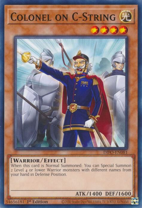 Colonel on C-String DIFO-EN081 card from Dimension Force