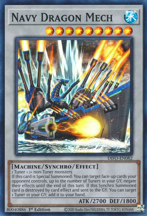 Navy Dragon Mech DIFO-EN082 card from Dimension Force