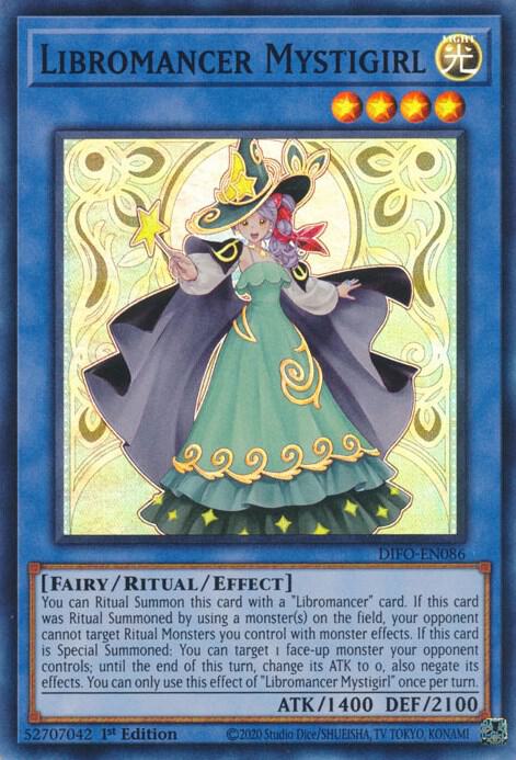 Libromancer Mystigirl DIFO-EN086 card from Dimension Force