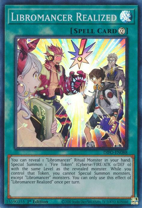 Libromancer Realized DIFO-EN088 card from Dimension Force