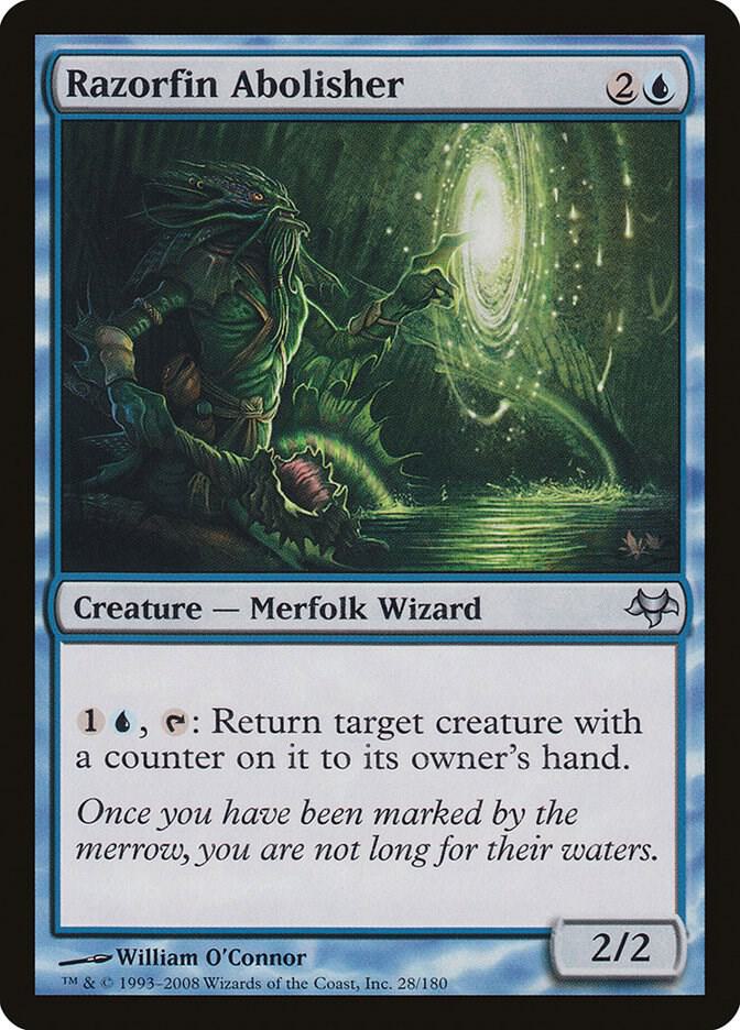 Razorfin Abolisher 28 card from Eventide