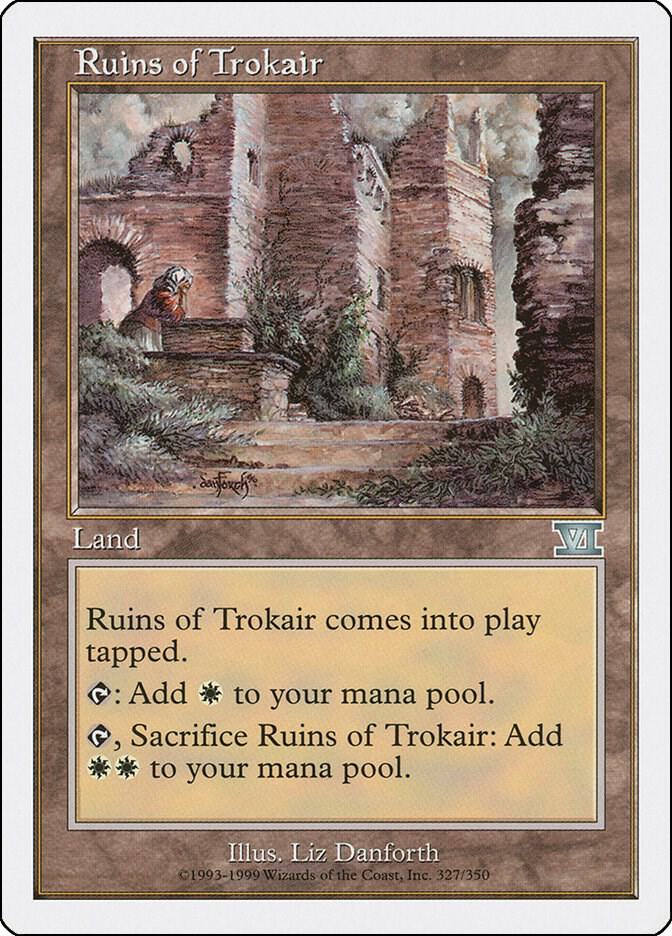 Ruins of Trokair 327 card from Classic Sixth Edition