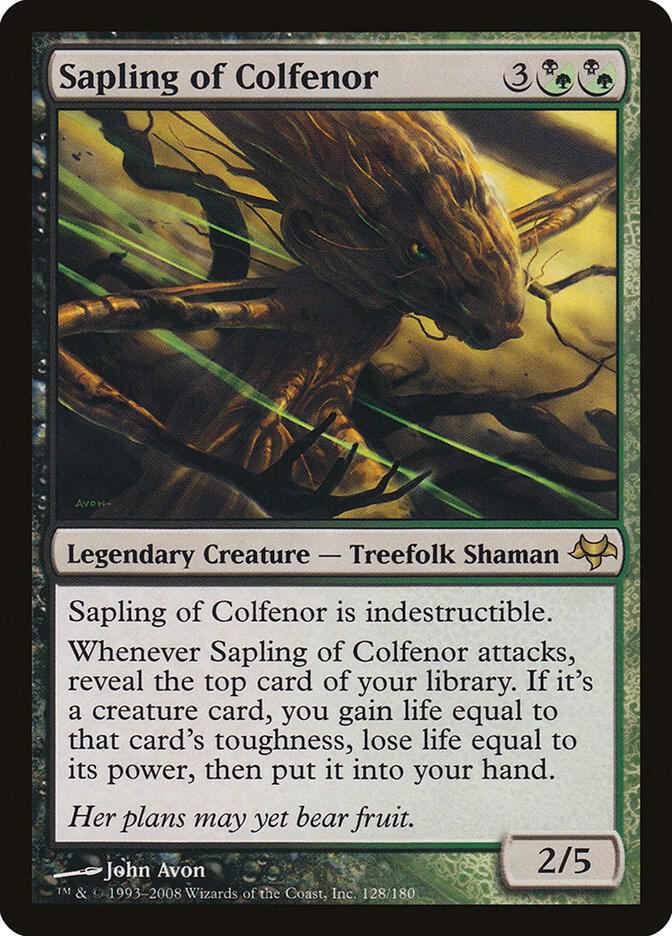 Sapling of Colfenor 128 card from Eventide