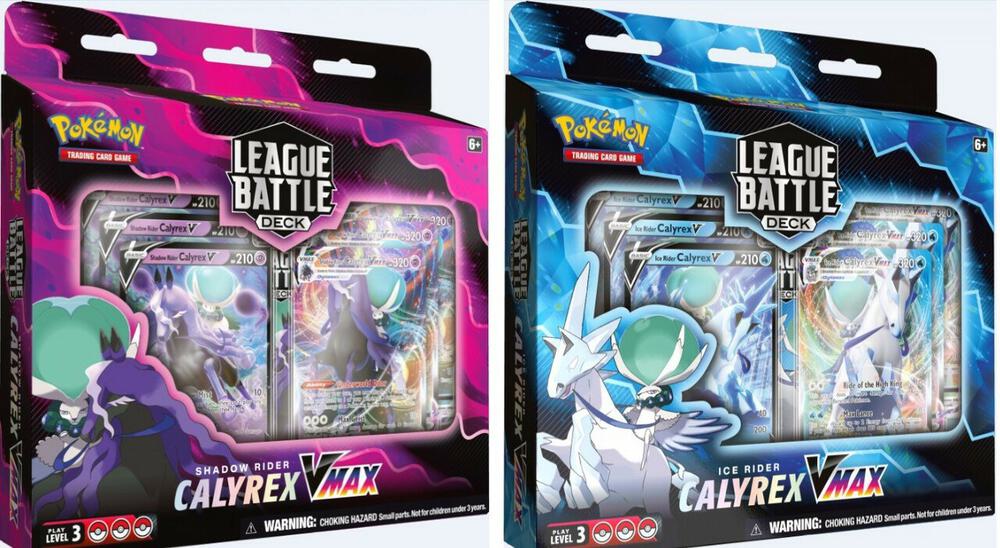 League Battle Deck [Shadow Rider/Ice Rider Calyrex VMAX] [Set of 2] card from Miscellaneous Cards & Products