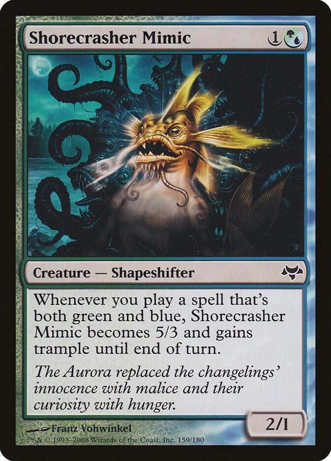 Shorecrasher Mimic 159 card from Eventide