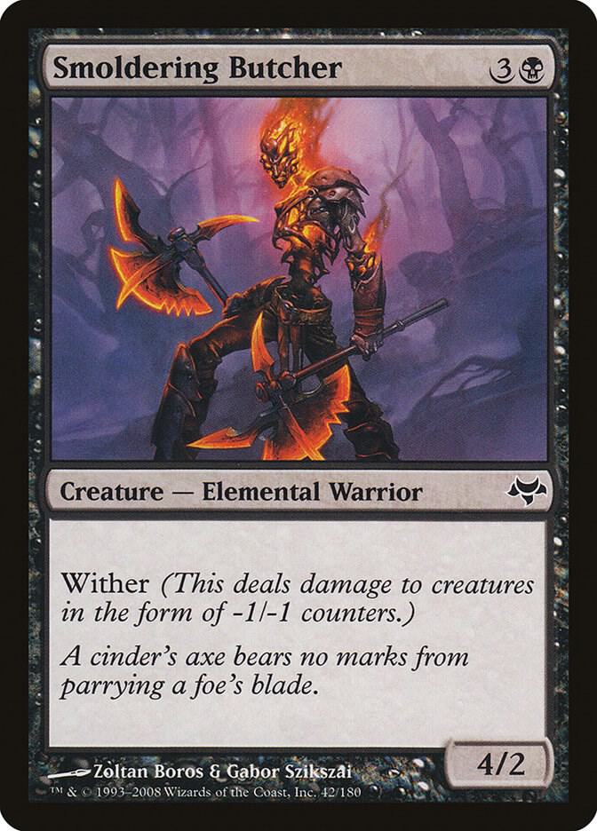 Smoldering Butcher 42 card from Eventide