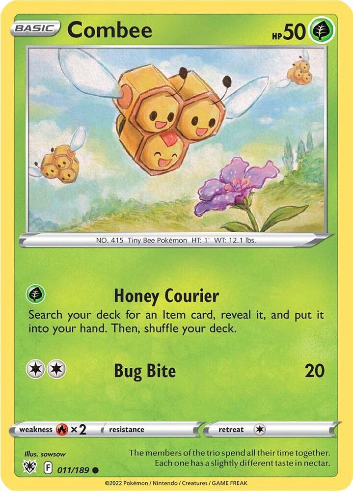 Combee 011/189 card from SWSH10: Astral Radiance