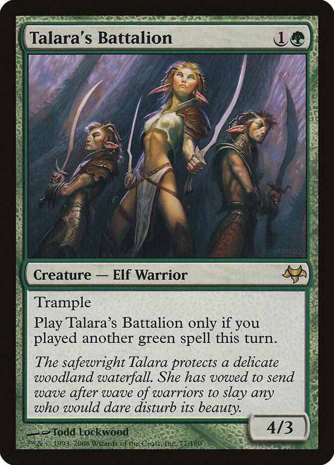 Talara's Battalion 77 card from Eventide