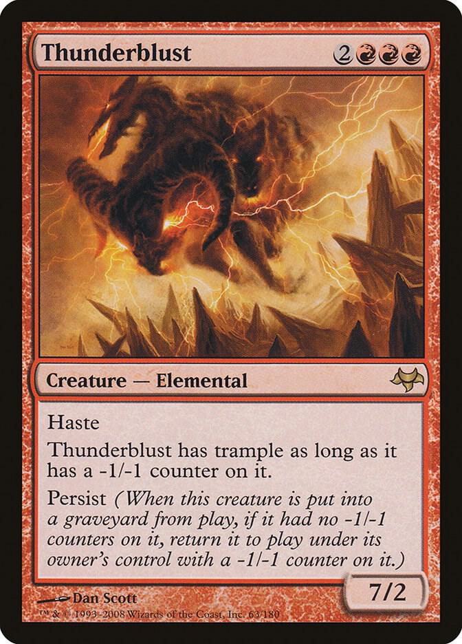 Thunderblust 63 card from Eventide