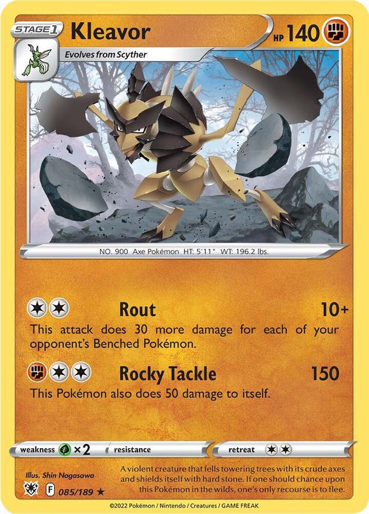 Kleavor (85) 085/189 card from SWSH10: Astral Radiance