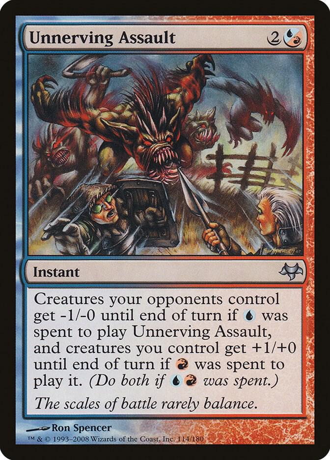 Unnerving Assault 114 card from Eventide