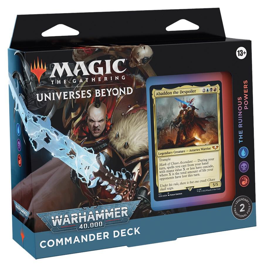 Universes Beyond: Warhammer 40,000 - The Ruinous Powers Commander Deck card from Universes Beyond: Warhammer 40,000