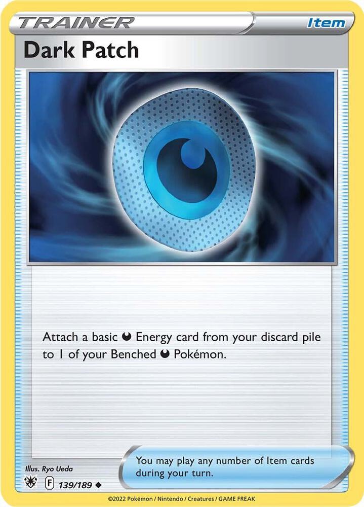 Dark Patch 139/189 card from SWSH10: Astral Radiance