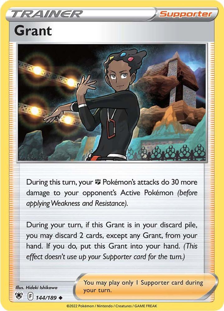 Grant 144/189 card from SWSH10: Astral Radiance
