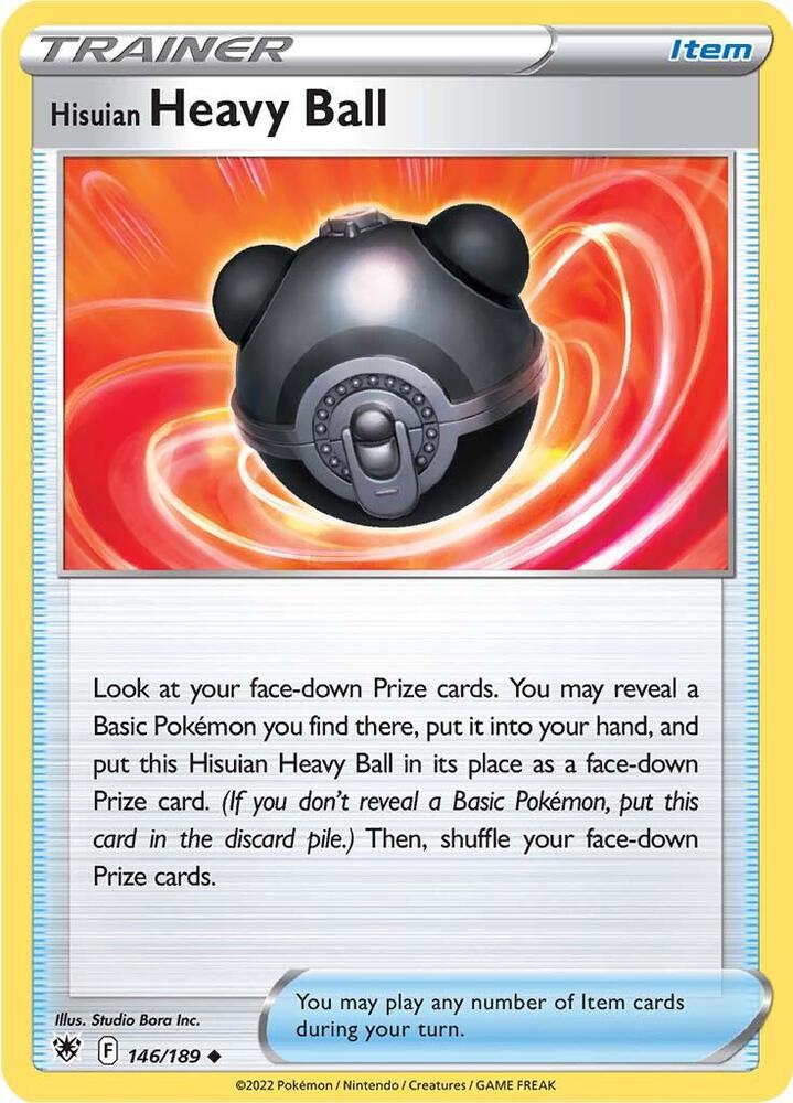 Hisuian Heavy Ball 146/189 card from SWSH10: Astral Radiance