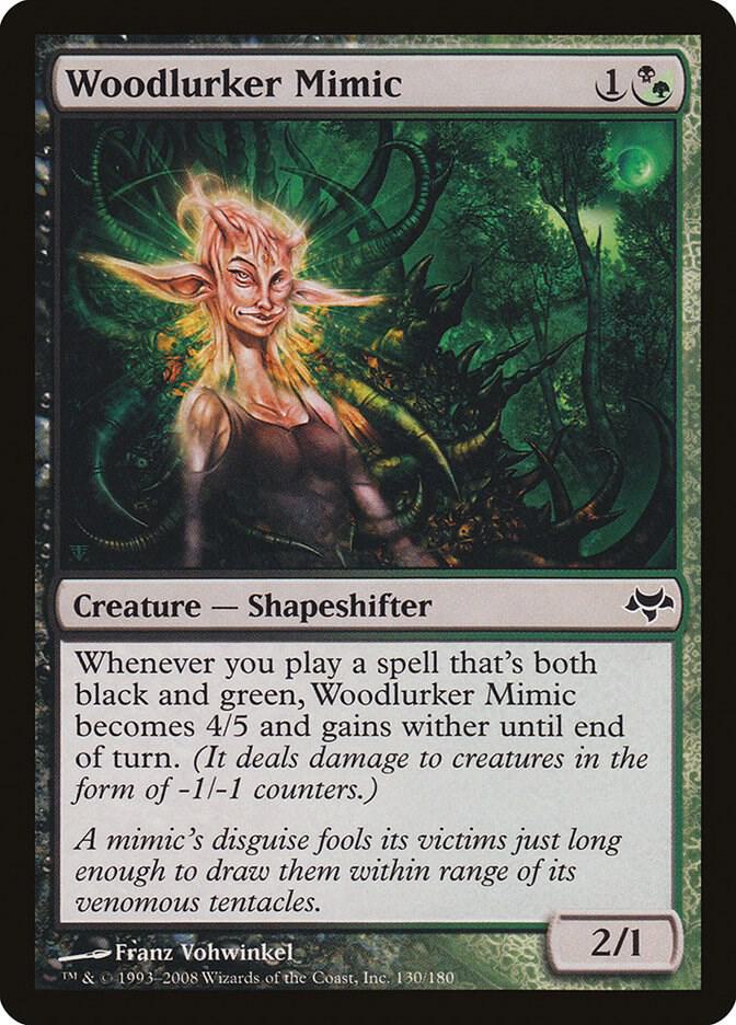 Woodlurker Mimic 130 card from Eventide