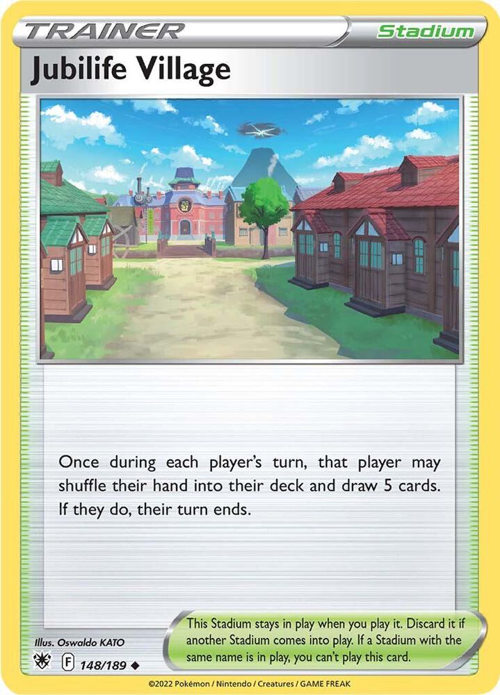 Jubilife Village 148/189 card from SWSH10: Astral Radiance