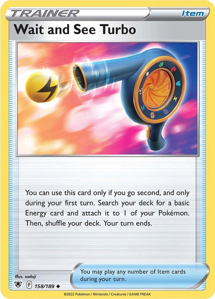 Wait and See Turbo 158/189 card from SWSH10: Astral Radiance