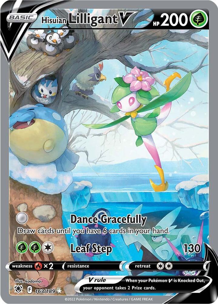Hisuian Lilligant V (Alternate Full Art) 163/189 card from SWSH10: Astral Radiance