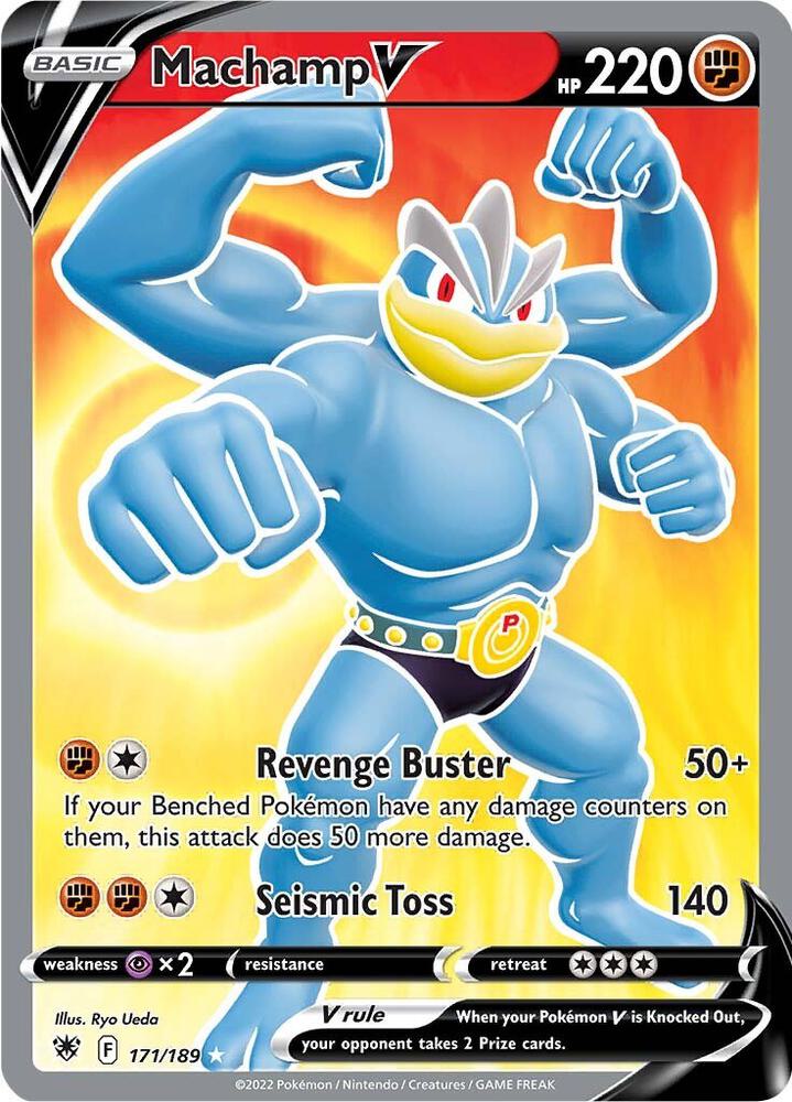 Machamp V (Full Art) 171/189 card from SWSH10: Astral Radiance