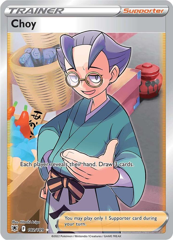 Choy (Full Art) 182/189 card from SWSH10: Astral Radiance