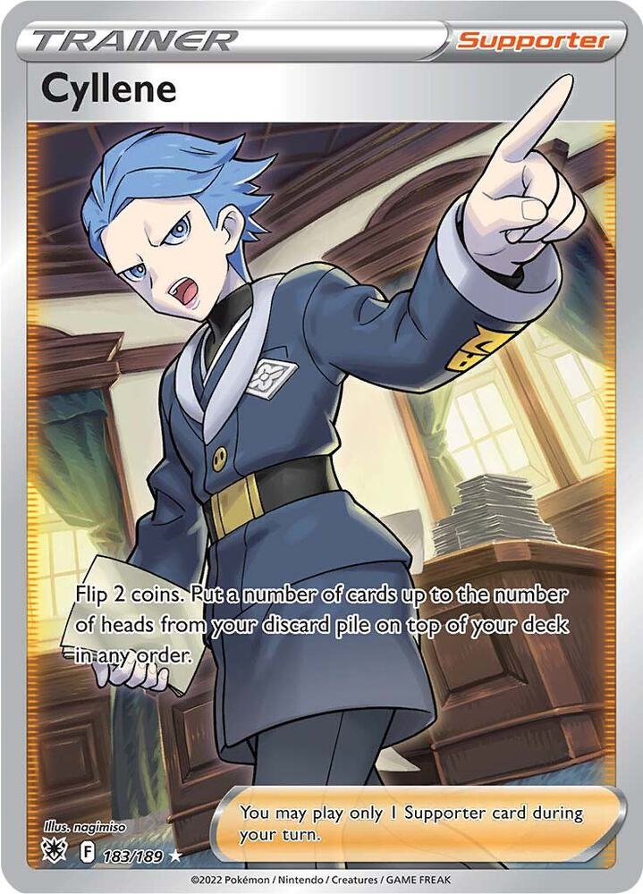 Cyllene (Full Art) 183/189 card from SWSH10: Astral Radiance