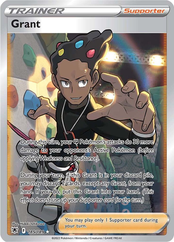 Grant (Full Art) 185/189 card from SWSH10: Astral Radiance