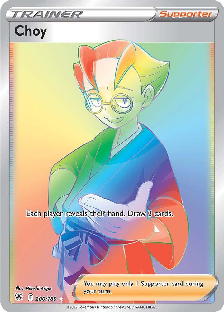 Choy (Secret) 200/189 card from SWSH10: Astral Radiance