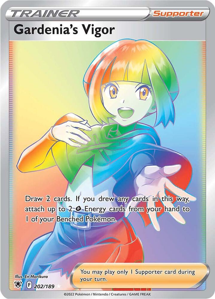 Gardenia's Vigor (Secret) 202/189 card from SWSH10: Astral Radiance