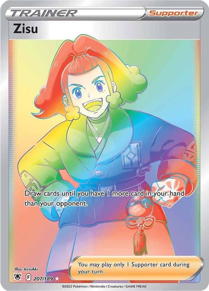 Zisu (Secret) 207/189 card from SWSH10: Astral Radiance