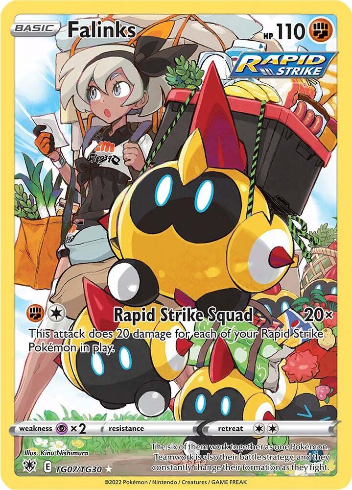 Falinks TG07/TG30 card from SWSH10: Astral Radiance Trainer Gallery