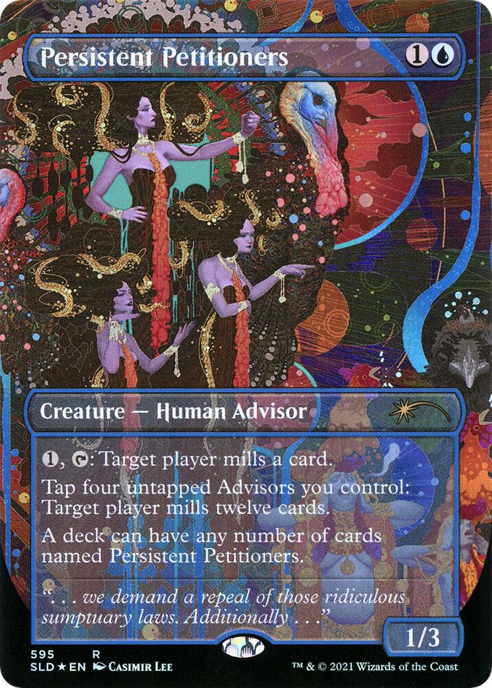Persistent Petitioners 595 card from Secret Lair Drop Series