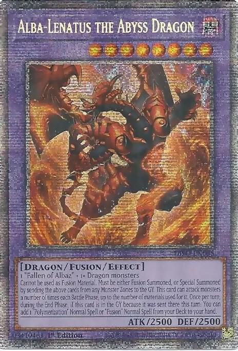 Alba-Lenatus the Abyss Dragon (Starlight Rare) DIFO-EN035 card from Dimension Force