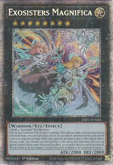Exosisters Magnifica (Starlight Rare) DIFO-EN046 card from Dimension Force