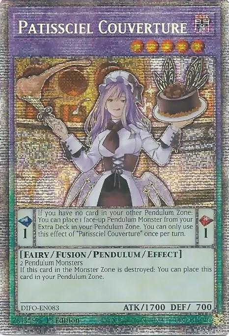 Patissciel Couverture (Starlight Rare) DIFO-EN083 card from Dimension Force