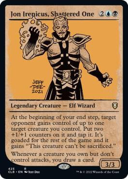 Jon Irenicus, Shattered One (Showcase) 425 card from Commander Legends: Battle for Baldur's Gate