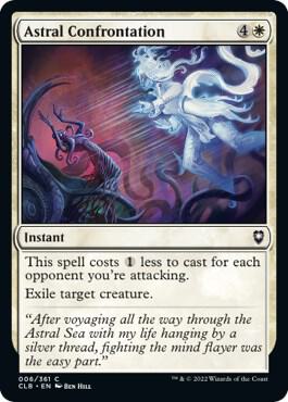 Astral Confrontation 6 card from Commander Legends: Battle for Baldur's Gate