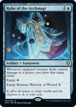 Robe of the Archmagi 91 card from Commander Legends: Battle for Baldur's Gate