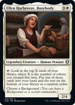 Ellyn Harbreeze, Busybody 16 card from Commander Legends: Battle for Baldur's Gate